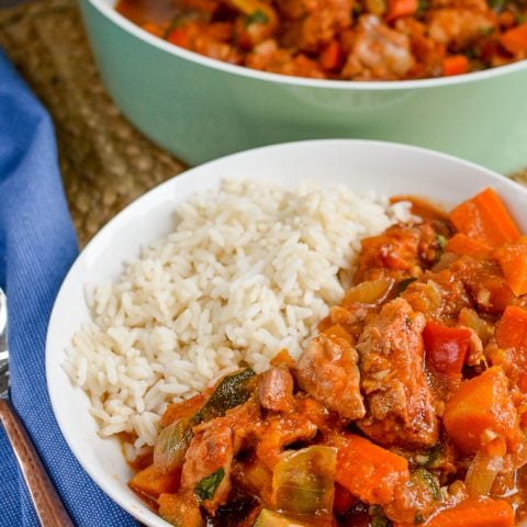 Slow Cooked Chicken Casserole