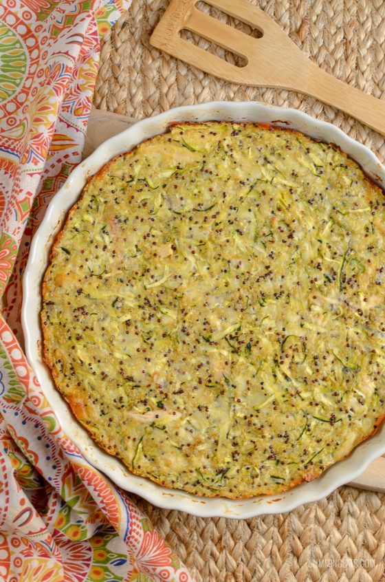 Chicken, Zucchini, Parmesan and Quinoa Bake Slimming Eats