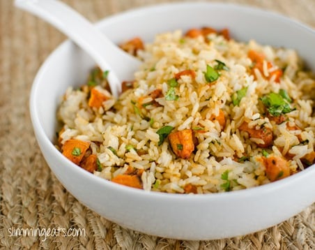 Roasted Butternut Squash Rice - Gluten Free, Dairy Free, Slimming Eats and Weight Watchers friendly Roasted Butternut Squash Rice - Gluten Free, Dairy Free, Slimming Eats and Weight Watchers friendly