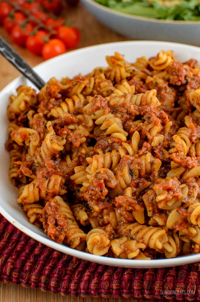 Smother your pasta in this delicious Sun-dried Tomato Red Pesto . Gluten Free, Slimming Eats and Weight Watchers friendly | www.slimmingeats.com