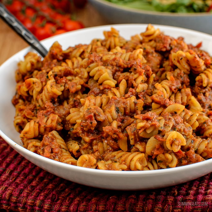 Smother your pasta in this delicious Sun-dried Tomato Red Pesto . Gluten Free, Slimming Eats and Weight Watchers friendly | www.slimmingeats.com