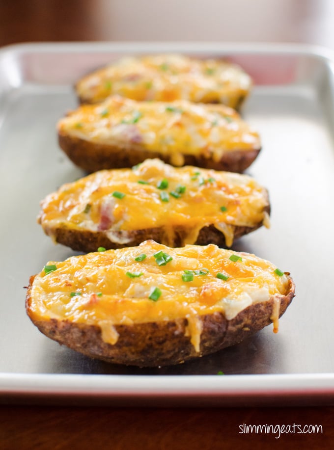 Baked potato with cheese and bacon discount