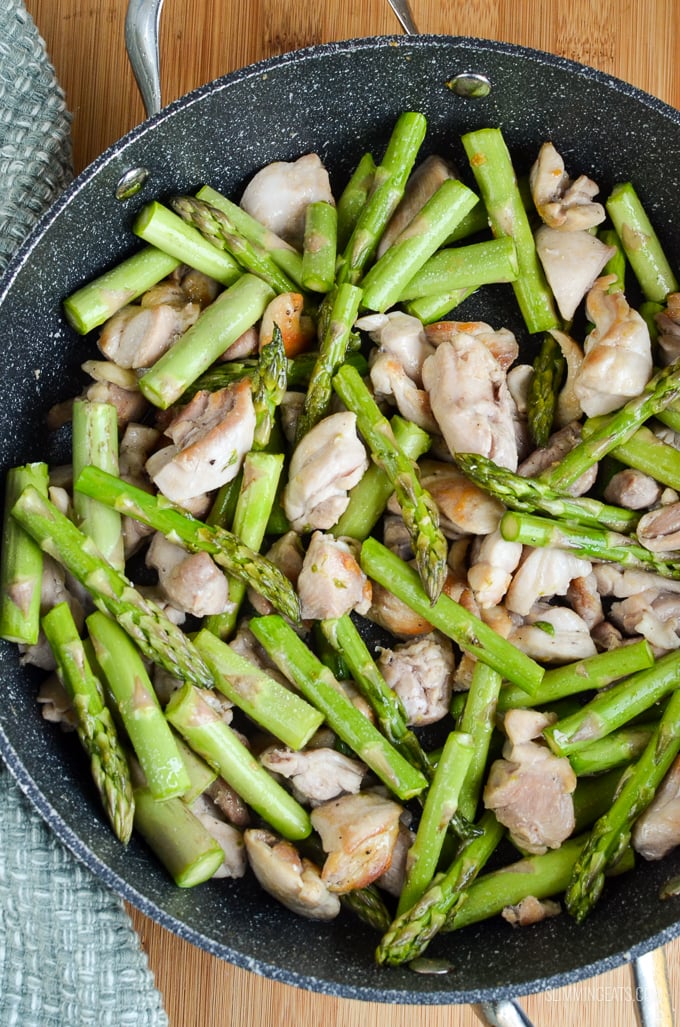 Slimming Eats Low Syn Chicken and Asparagus No Pastry Pie - gluten free, Slimming Eats and Weight Watchers friendly