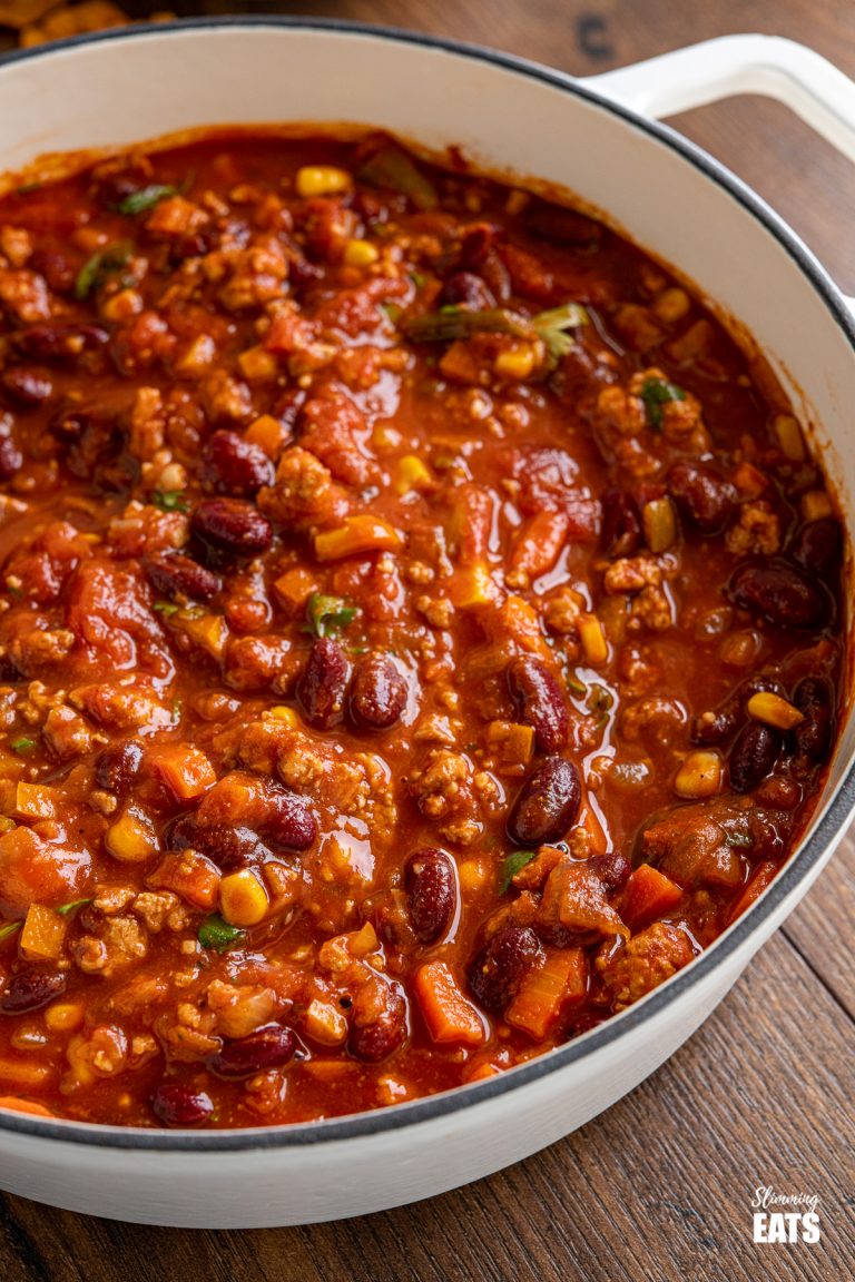 Turkey Chilli (Stove Top and Instant Pot Slimming Eats Recipes