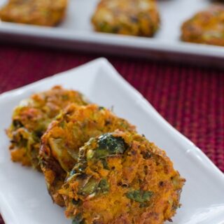 Salmon, Brussels and Squash Patties