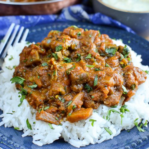 Syn Free Chicken and Eggplant Curry