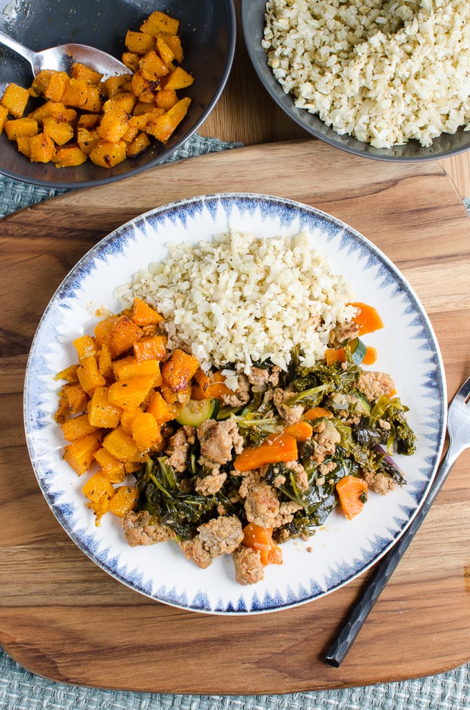 Slimming Eats Pork and Collard Greens - gluten free, dairy free, paleo, Slimming Eats and Weight Watchers friendly