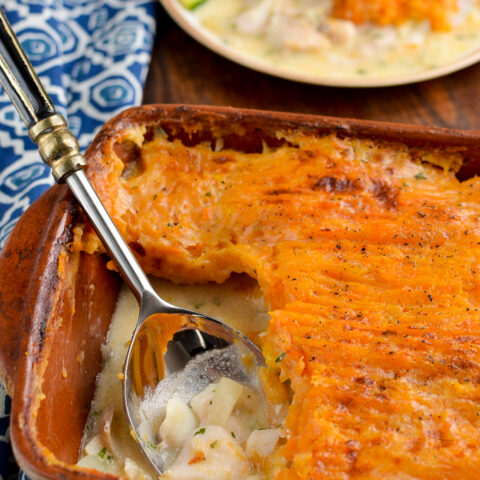 Low Fat Dairy Free Fish Pie