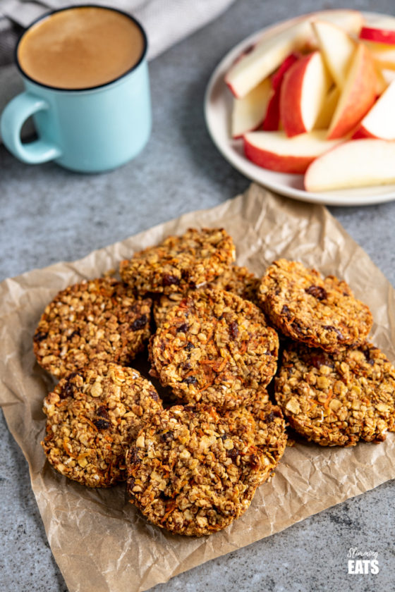 Healthy Extra Carrot Cake Flapjack Cookies Slimming Eats