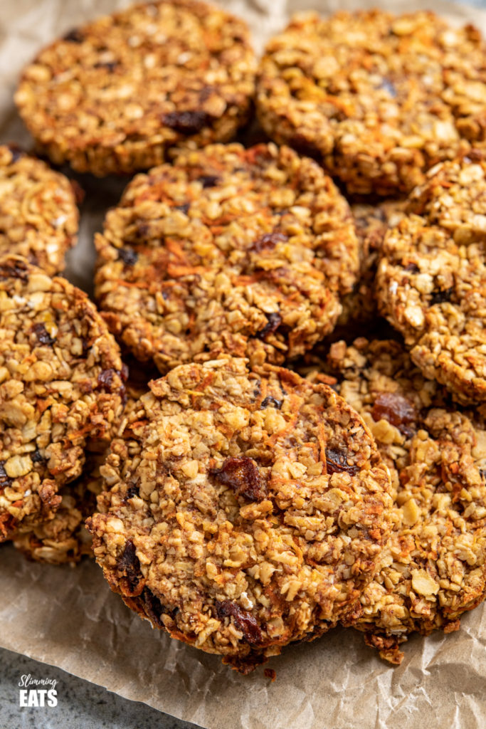 Healthy Extra Carrot Cake Flapjack Cookies Slimming Eats