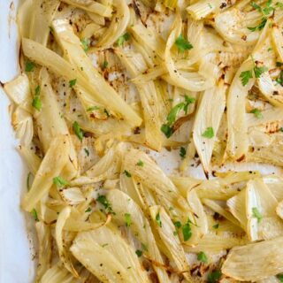 Lemon and Garlic Roasted Fennel