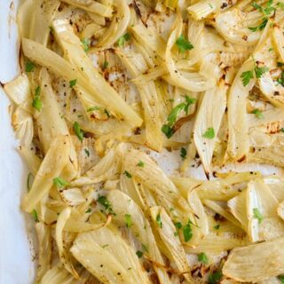 Lemon and Garlic Roasted Fennel