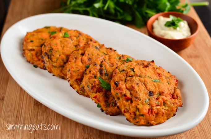 Slimming Eats Tuna and Sweet Potato Patties - gluten free, dairy free, whole30, paleo, Slimming World and Weight Watchers friendly