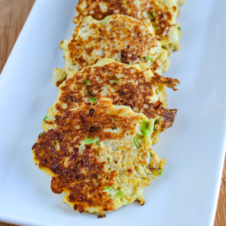 Cauliflower and Spring Onion Fritters