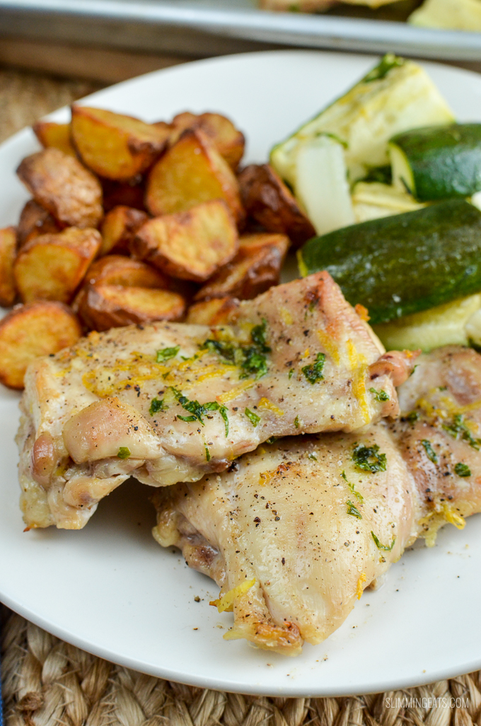 Slimming Eats Garlic and Lemon Chicken - gluten free, dairy free, paleo, whole30, Slimming Eats and Weight Watchers friendly