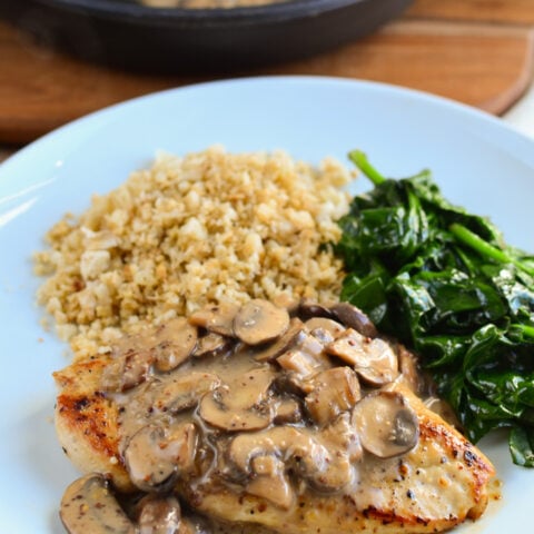 Chicken with Creamy Mushroom Sauce