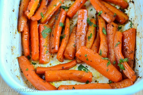 Slimming Eats Maple Glazed Carrots - gluten free, dairy free, vegetarian,  Slimming Eats and Weight Watchers friendly