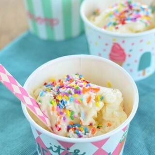 Cake Batter Frozen Yoghurt