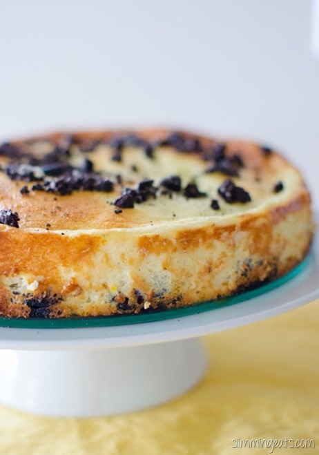 Slimming Eats Baked Oreo Cheesecake - Slimming World and Weight Watchers friendly