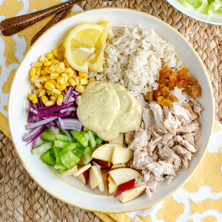 Curried Chicken Rice Bowl
