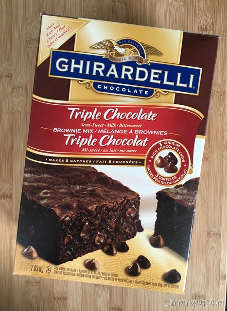 Slimming Eats Ghirardelli Chocolate Brownie - Slimming World (SP) and Weight Watchers friendly
