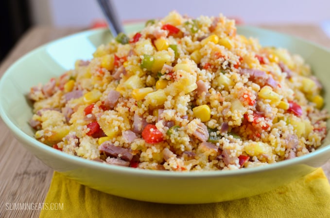 Slimming Eats Hawaiian Style Couscous - dairy free, Slimming Eats and Weight Watchers friendly