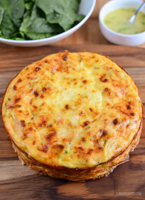 Baked Carbonara Frittata Slimming Eats