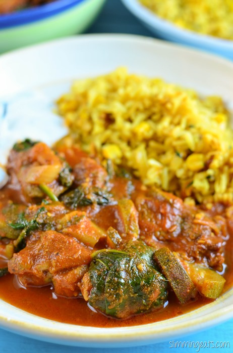 Slimming Eats Lamb and Vegetable Curry - dairy free, gluten free, paleo, Whole30, Slimming World (SP) and Weight Watchers friendly