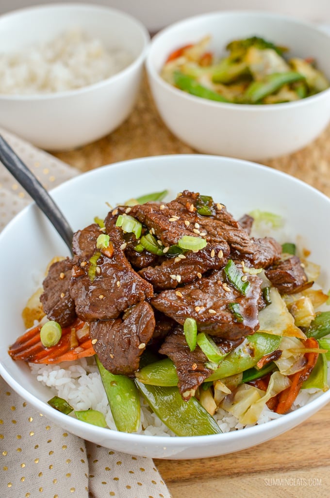Slimming Eats Beef Teriyaki - gluten free, dairy free, paleo friendly Slimming Eats Beef Teriyaki - gluten free, dairy free, paleo friendly