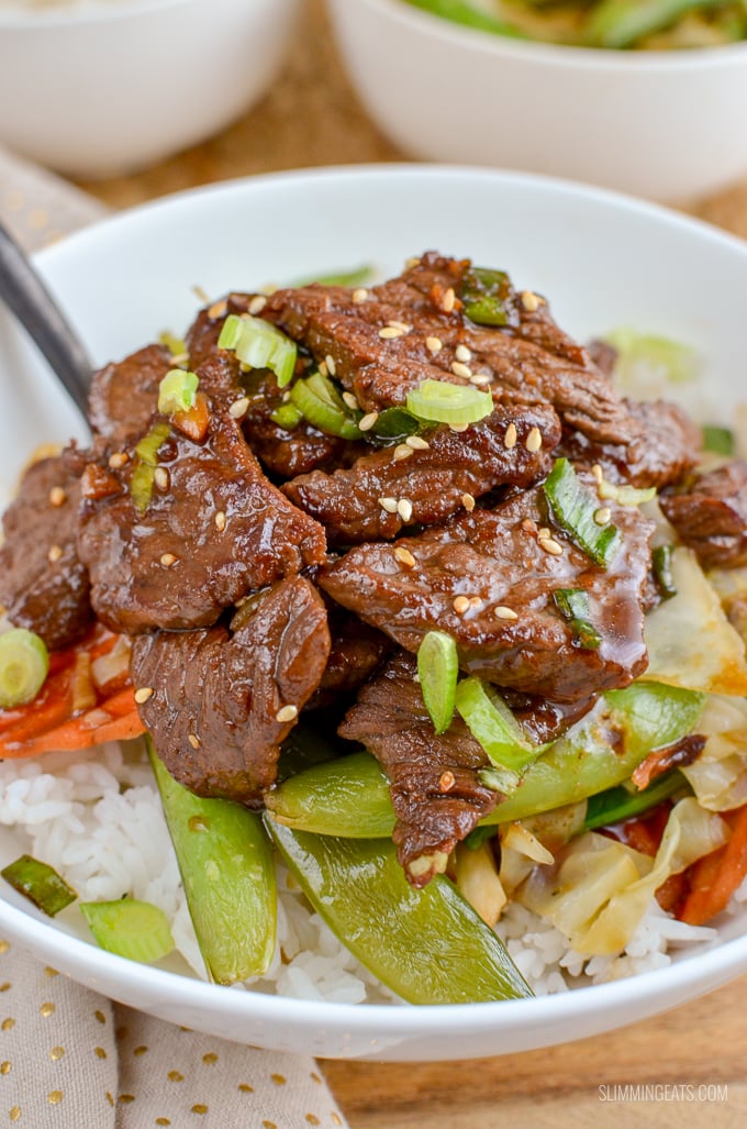 Slimming Eats Beef Teriyaki - gluten free, dairy free, paleo friendly