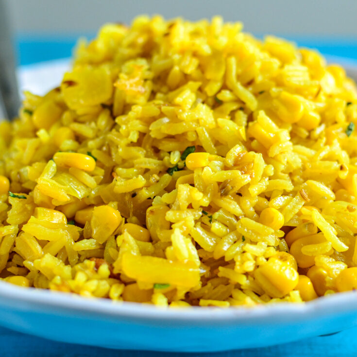 Sweet Corn Pilau Rice