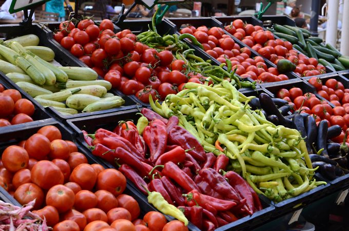 image of fresh vegetables at a market