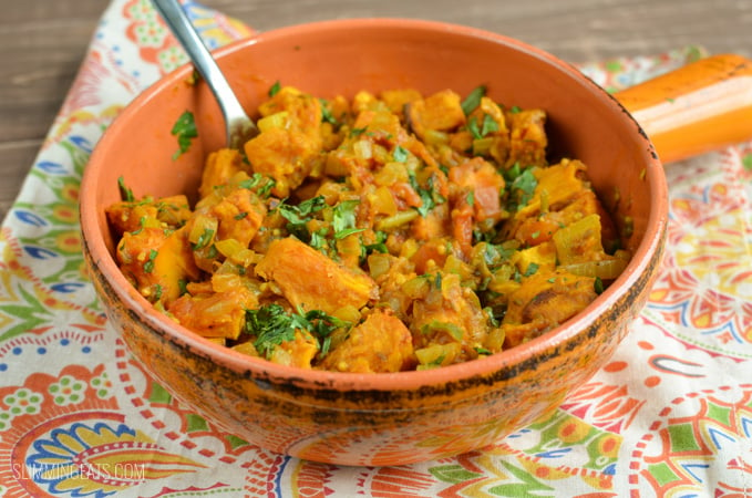 Slimming Eats Bombay Butternut Squash - gluten free, dairy free, vegetarian, paleo, Whole30, Slimming Eats and Weight Watchers friendly