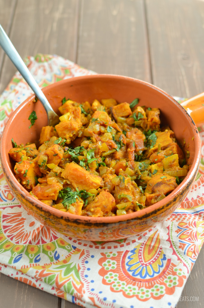 Slimming Eats Bombay Butternut Squash - gluten free, dairy free, vegetarian, paleo, Whole30, Slimming Eats and Weight Watchers friendly