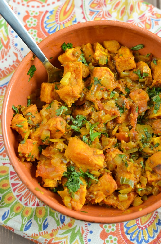 Slimming Eats Bombay Butternut Squash - gluten free, dairy free, vegetarian, paleo, Whole30, Slimming Eats and Weight Watchers friendly