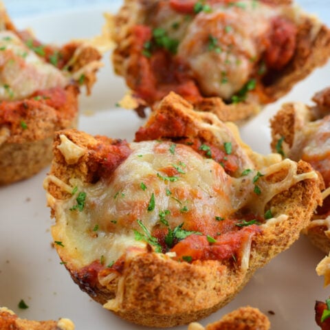 Slimming Eats Meatball Marinara Cups - Slimming World and Weight Watchers friendly