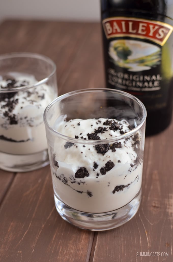 Slimming Eats Baileys Cookies Cream Yogurt Parfait -  Slimming Eats and Weight Watchers friendly