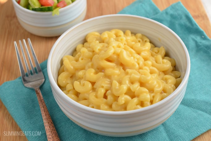 Slimming Eats Quick Mac and Cheese - gluten free, vegetarian,  Slimming Eats and Weight Watchers friendly