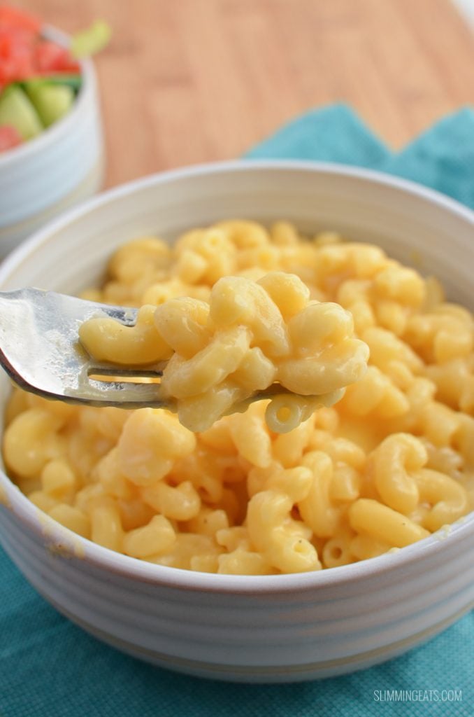 Slimming Eats Quick Mac and Cheese - gluten free, vegetarian,  Slimming Eats and Weight Watchers friendly