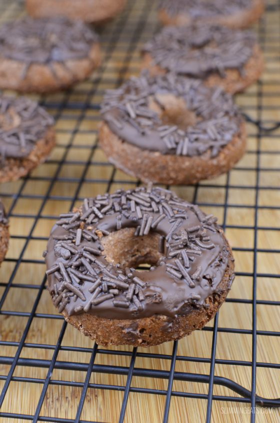 Chocolate Doughnuts Slimming Eats recipes Slimming Eats