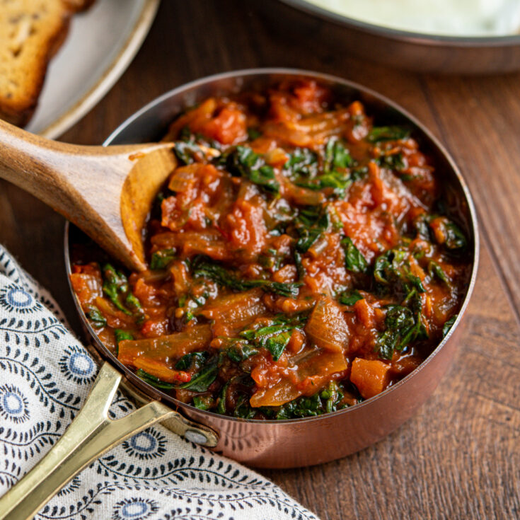 Balsamic Tomatoes and Spinach