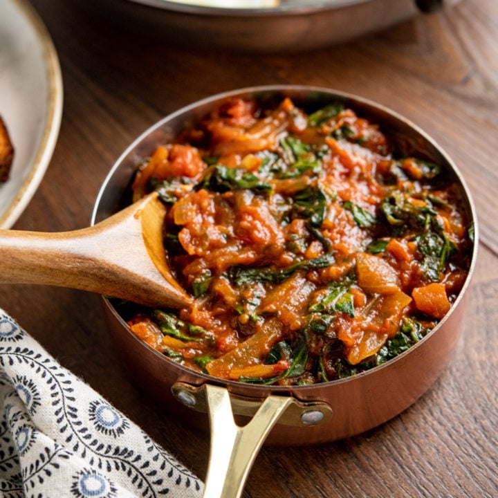 Balsamic Tomatoes and Spinach