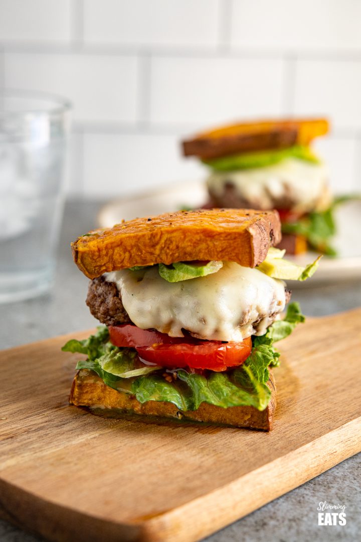Sweet Potato Burger Sliders with Pesto and Avocado Slimming Eats