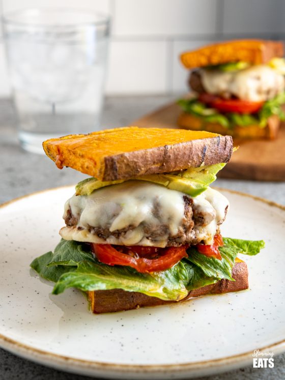Sweet Potato Burger Sliders with Pesto and Avocado Slimming Eats