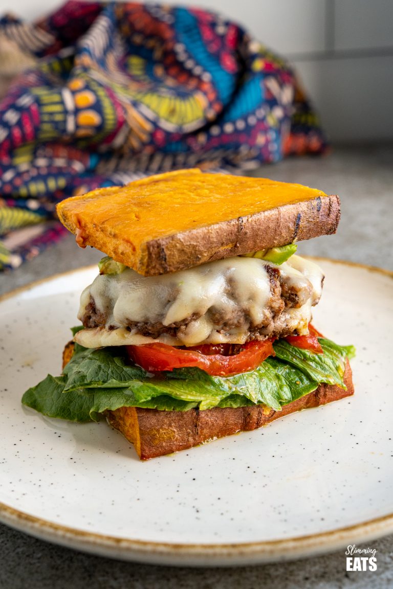 Sweet Potato Burger Sliders with Pesto and Avocado Slimming Eats