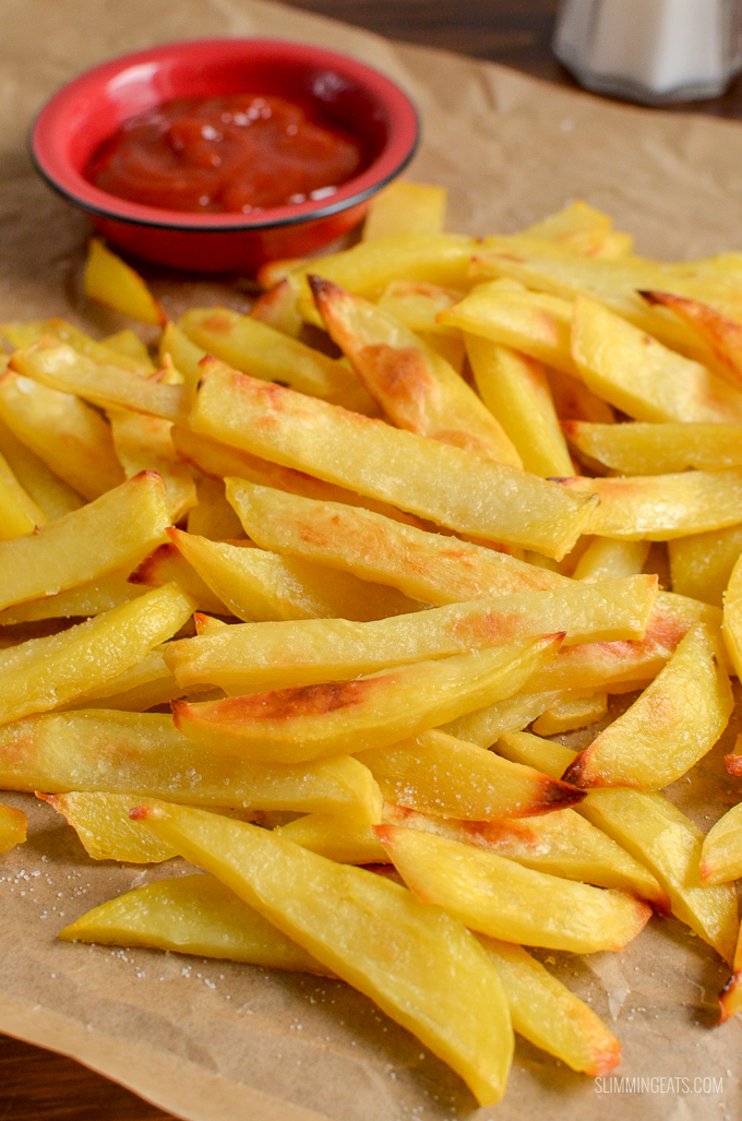 Stay on plan with my method for the PERFECT  Chip Shop Chips you can make at home | gluten free, dairy free, vegan, Slimming Eats and Weight Watchers friendly