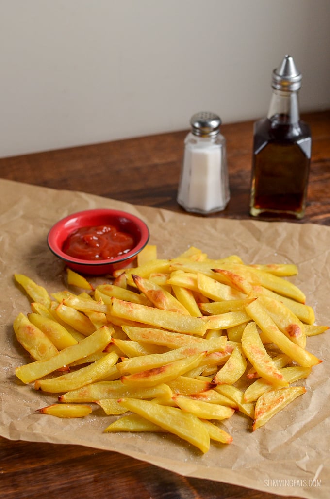 Stay on plan with my method for the PERFECT  Chip Shop Chips you can make at home | gluten free, dairy free, vegan, Slimming Eats and Weight Watchers friendly