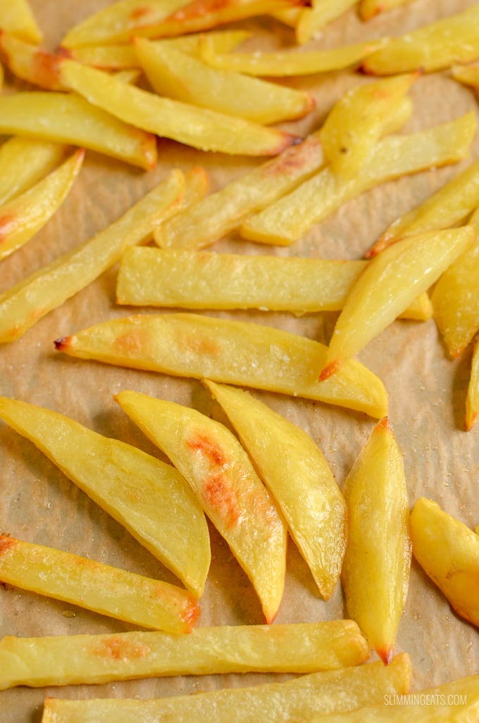 Stay on plan with my method for the PERFECT  Chip Shop Chips you can make at home | gluten free, dairy free, vegan, Slimming Eats and Weight Watchers friendly