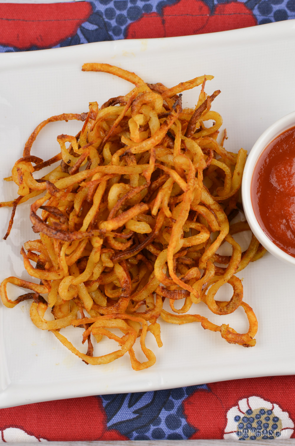 Slimming Eats Syn Free Curly Fries - gluten free, dairy free, vegetarian, Slimming World and Weight Watchers friendly