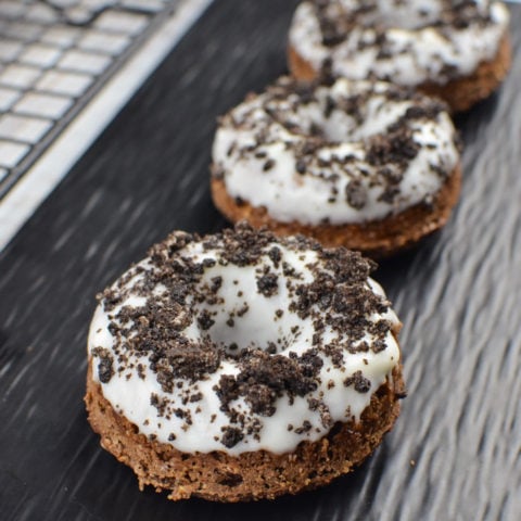 Oreo Chocolate Doughnuts